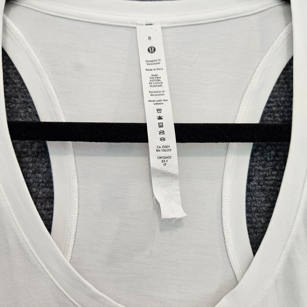 Lululemon Love Tank Top Size 8 - Picture 4 of 4
